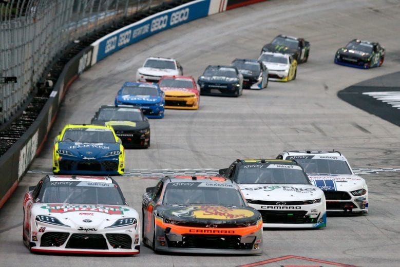 Early race action on Friday nights Food City 300 in Bristol